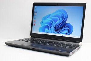 1円スタート ノートパソコン Windows11 WPS office搭載 dynabook R73 第7世代 Core i5 メモリ8GB SSD256GB 13.3インチ カメラ すぐ使える