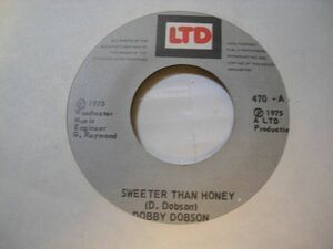 ●Reggae45●DOBBY DOBSON/SWEETER THAN HONEY