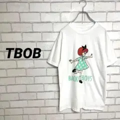 完売品　バックオブボーイズ　ガールプリントTシャツ 白　夏服　TBOB 美品