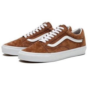 ☆VANS OLD SKOOL PIG SUEDE COLLECTION 茶色/白 28.5cm バンズ オールドスクール ピッグスエード 撥水 VN0A5JMI1RE