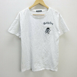 G■ワールドワイドラブ/WORLD WIDE LOVE! 刺繍デザインTシャツ【1】白/men