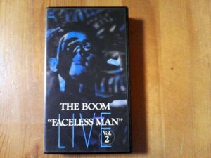 DV　ビデオ　THE BOOM　“FACELESS MAN”LIVE (2)　1994年日本武道館LIVE　78分