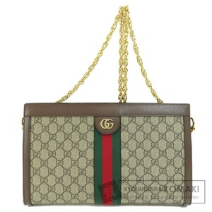 GUCCI グッチ 503876 オフディア ミディアム GG シェリーライン ショルダーバッグ PVC レディース 中古