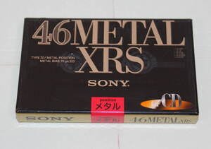 未開封品●SONYカセットテープ「46METAL-XRS」メタル