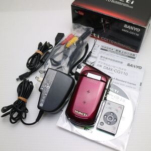 超美品 DMX-CG110 ワインレッド 即日発送 SANYO Xacti デジタルビデオカメラ 本体 あすつく 土日祝発送OK