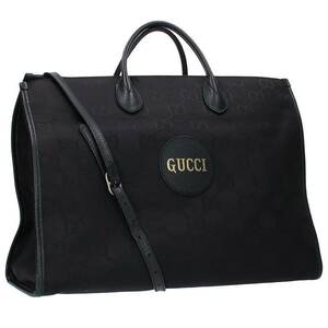 グッチ GUCCI 630353 OFF THE GRID GG柄ナイロンレザー2WAYハンドバッグ 中古 SB01