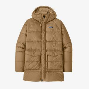 新品未使用! パタゴニア メンズ サイレント ダウンパーカ グレイリングブラウン カーキ Lサイズ Patagonia ダウンジャケット アウトドア