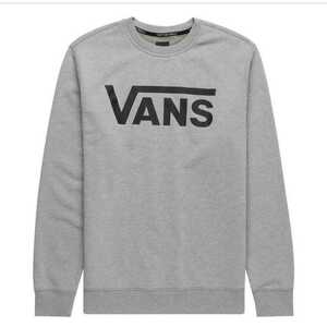 【S】VANS バンズ/トレーナー/VANS CLASSIC CREW II/CEMENT HEATHER