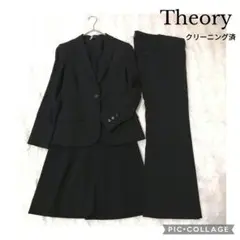 Theory セオリー スーツ セットアップ 38相当 ブラック クリーニング済