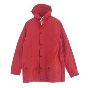 Barbour バブアー SMB0009 OVERDYED SL DURHAM オーバーダイ スリムフィット ダーラム フード ジャケット レッド系 L【中古】