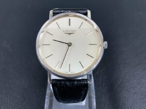 【WL-0316】1円 LONGINES ロンジン L 847.4 シルバー系 手巻き メンズ 腕時計 稼働品 東京引取可【千円市場】