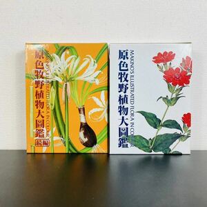 北隆館 原色牧野植物大圖鑑 原色牧野植物大圖鑑 続編 2冊セット 大型本