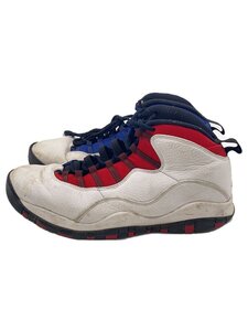 NIKE◆AIR JORDAN 10 RETRO/エアジョーダンレトロ/ホワイト/310805-160/29.5cm/WHT