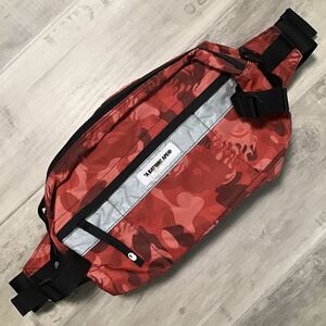 Fire camo ウエストバッグ a bathing ape BAPE waist bag ファイヤーカモ エイプ ベイプ アベイシングエイプ flame 迷彩 バッグ NIGO m40