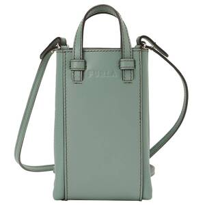 ★新品★定価35200円★FURLA(フルラ)/MIASTELLA MINI VERTICAL CROSSBODY(ミアステラ)/本革/ミニショルダーバッグ/2WAY/ミネラルグリーン