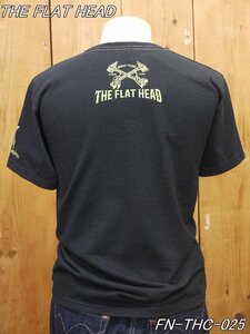 新品 フラットヘッド NATIVE DIMENSIONS 丸胴半袖 Tシャツ 38 ブラック FN-THC-025 theflathead