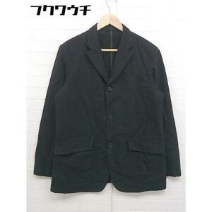 ◇ TAKEO KIKUCHI タケオキクチ 3B 長袖 ジャケット ブレザー ブラック メンズ