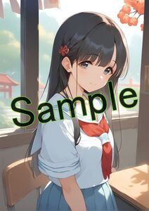 アイドルマスターシンデレラガールズ 小早川紗枝 高品質 ポスター A4 同人 アニメ イラスト 美少女 お一人1点限定 0111_0023