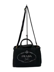 PRADA カナパ S トートバッグ キャンバス ブラック