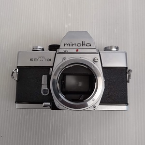 ●[現状品] ミノルタ Minolta SRT 101 35mm 一眼レフフィルムカメラ シルバー ボディのみ 1048458