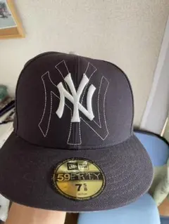 NEW ERA 7 5/8 ヤンキース ネイビー