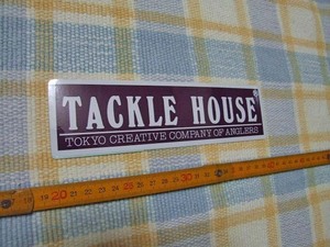 TackleHouse/タックルハウス/ステッカー/シール/A　※ ヤフーショッピングストア/レア物商会・健美堂でも大量出品中！