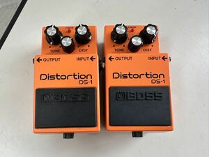 BOSS エフェクター Distortion DS-1 TAIWAN製　　2台　ジャンク