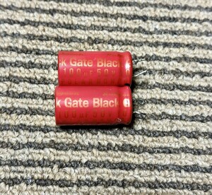 Rubycon Black Gate 50V-100uf コンデンサー２本 No2