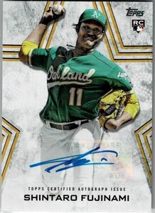 MLB☆藤浪晋太郎 23 Topps Update Baseball Stars Rookie 直筆サインルーキーカード