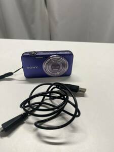SONY Cyber-Shot DSC-WX7 コンパクトデジタルカメラ　動作確認済み 充電コード付き パープル系