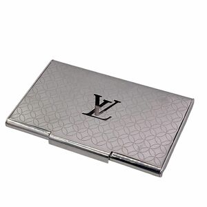 【中古】 LOUIS VUITTON ルイ・ヴィトン ポルトカルトシャンゼリゼ 名刺入れ M65227 メタル シルバー 24007350 AS