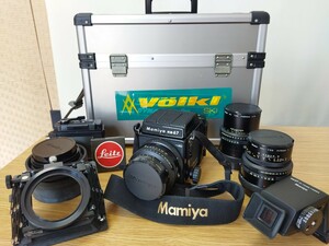 「100円スタート」mamiya RB67　カメラ　大判カメラ　望遠レンズ　マミヤカメラ　RB67　フィルムカメラ　ハードケース付き