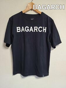 バガーチ BAGARCH BLACK LABEL Tシャツ 半袖 ロゴ プリント