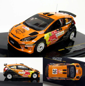 A★ ixo/イクソ 1/43 ★ RedBull Ford Fiesta RS/ レッドブル フォード フィエスタ S2000 ヤリ・ケトマー 2010 WRC ポルトガル優勝車