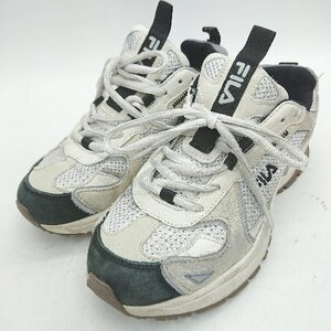 ◇ FILA フィラ スニーカー サイズ23 ホワイト ブラック系 レディース E