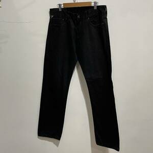 ☆送料無料☆DENIM&SUPPLY☆デニム＆サプライ☆ストレート☆ブラックデニムパンツ☆W30L30☆E9☆c