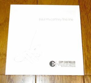 輸入盤CD SINGLE：BEATLES/PAUL MCCARTNEY/FINE LINE + 1/00946 338270 2 8/PRINTED IN EU/COPY CONTROLLED/カードボードスリーブ