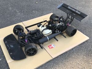 送料無料　1/5 FG メルセデスベンツ ザウバー Cカー レーシングカー エンジンカー ラジコン車体 MERCEDES BENZ SAUBER RACING 当時物 旧車