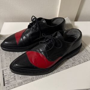 超希少 名作 ALEXANDER MCQUEEN アレキサンダーマックイーン 15SS レースアップシューズ レザーシューズ 革靴 サイズ42