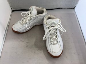 【FILA　GRANT HILL】フィラ　グラントヒル　メンズスニーカー　ホワイト　レザー　27cm　SY02-FXK