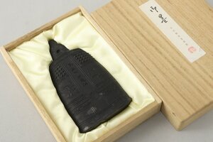 呉竹精昇堂造 釣鐘墨 「南無阿弥陀仏」 160g 中古 12-C056W/1/60P