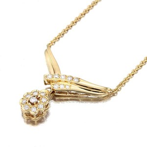 ディオール Dior ダイヤモンド ネックレス K18YG イエローゴールド750 宝石 女性 誕生石 4月 バースデー プレゼント ブランド