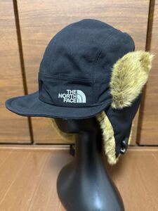 THE NORTH FACE(ザ・ノースフェイス）Frontier Cap（フロンティアキャップ）NN41708 ブラック M 寒冷地防寒キャップ GOLDWIN正規品