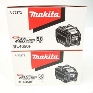 104【未使用】makita マキタ BL4050F 40Vmax 5.0Ah リチウムイオンバッテリー 2点セット