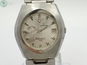 BA0604937　◇ RADO plant 732 ラドー JACKSON ジャクソン Conway コンウェイ 86360 デイト アナログ シルバー ラウンド 腕時計 中古