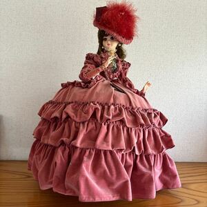 昭和レトロ ヴィンテージ 人形 フランス人形　リボン　SUKIYO DOLLS