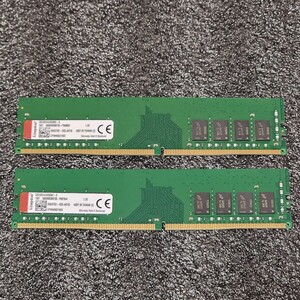 Kingston DDR4-2666MHz 16GB (8GB×2枚キット) CBD26D4U9S8ME-8 動作確認済み デスクトップ用 PCメモリ 