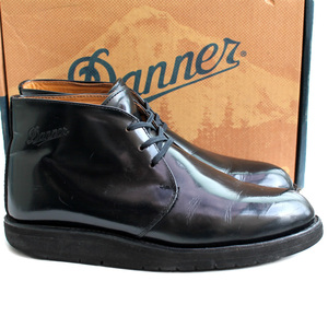 DANNER ダナー★POSTMAN BOOTS D4302 7.5=25.5 ポストマンブーツ チャッカブーツ メンズ ブラック ショート グッドイヤーウェルト p i-991