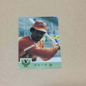 ●●●カルビー　プロ野球カード　日本ハム　クルーズ　1984年　No.708●●●