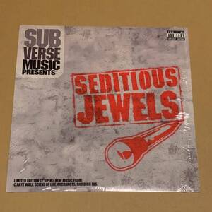 コンピレーション Seditious Jewels 12インチ レコード Sub Verse Music Micranots C. Rayz Walz Scienz Of Life Bigg Jus Company Flow